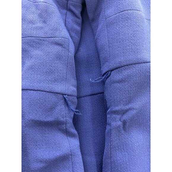 Lafayette 148 Women's Blue Short Sleeve Sheath Dress size 14 With Back Zipper - Picture 12 of 13